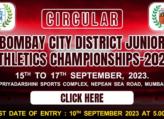 BOMBAY CITY DISTRICT JUNIOR ATHLETICS CHAMPIONSHIPS-2023